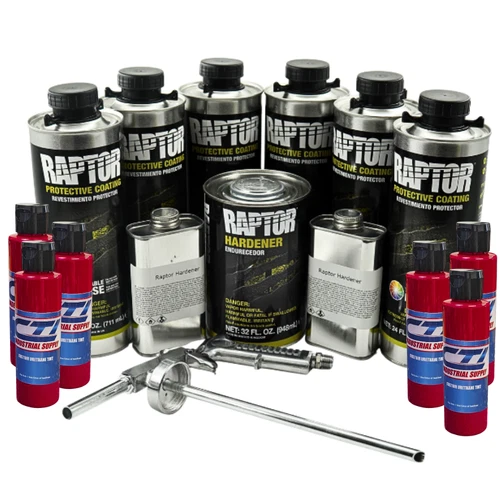 U-Pol Raptor Bedliner Kit Brick Red 6 Liters