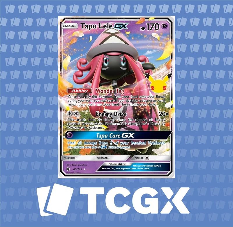 Pokemon - Tapu Lele GX - 60/145 - SWSH: Celebrations - Holo - Classic Collect NM