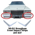1990 1991 1992 Cadillac  Brougham: RWD Front Impact Strips Aftermarket DIY Kit