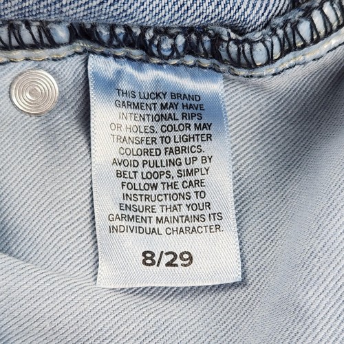 Lucky Brand Jeans Damen 8/29 Wide Leg High Rise Cropped Raw Hem Denim Hose - Bild 16 von 21