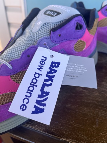 New Balance 992 x Action Bronson "Digitalis Purpurea" MiUSA Men's Sz 15 U992AC1 - Picture 11 of 12