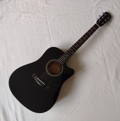Fender DG-5CE BLK Black Electro Acoustic Guitar (Electrics Not Working), Used