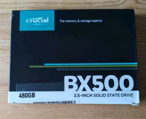 Crucial CT480BX500SSD1 BX500 480GB SATA III 2.5" Internal SSD
