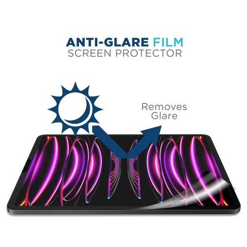 Tech Armor Matte Film Screen Protector for iPad Pro 12.9 2022, 2021 - 2 Pack - Picture 3 of 9
