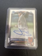 2025 Bowman - Chrome Prospect Autographs Jonah Tong #CPA-JTO (AU, RC)