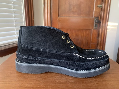 WORN 3x | RUSSELL MOCCASIN 7E SPORTING CLAYS CHUKKA VIBRAM SOLE BOOTS 7 E - Picture 4 of 17
