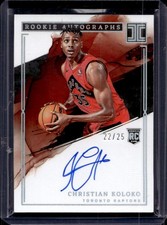 Christian Koloko 2022-23 Panini Impeccable #RA-CKK Rookie Auto Silver /25