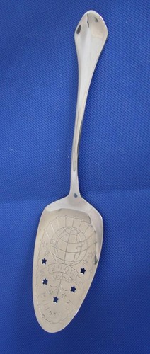 Oneida Edelstahl Capello Millennium Kuchen Dessert Servierer/Millennium 2000/USA - Bild 4 von 6