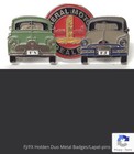 <!--F#f_0-->Quality Metal Hat/Lapel Pin - Holden FX/FJ Duo - Green/Beige<!--F/-->