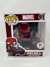 Funko POP! Marvel Spider-Man with Spidermobile #51 Walgreens Exclusive DAMAGED