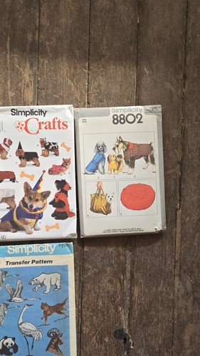 Dog Coat Jacket Collar Sewing Pattern Simplicity MCcall Transfer  - Picture 3 of 5