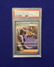 PSA 9 Morty's Conviction #211 Temporal Forces 2024 Pokemon MINT