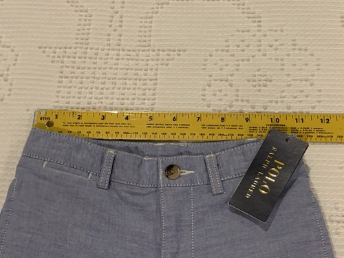 NEW Boy's Size 6 Polo Ralph Lauren Pants Chinos Light Blue Flat Front Adj. Waist - Picture 15 of 16