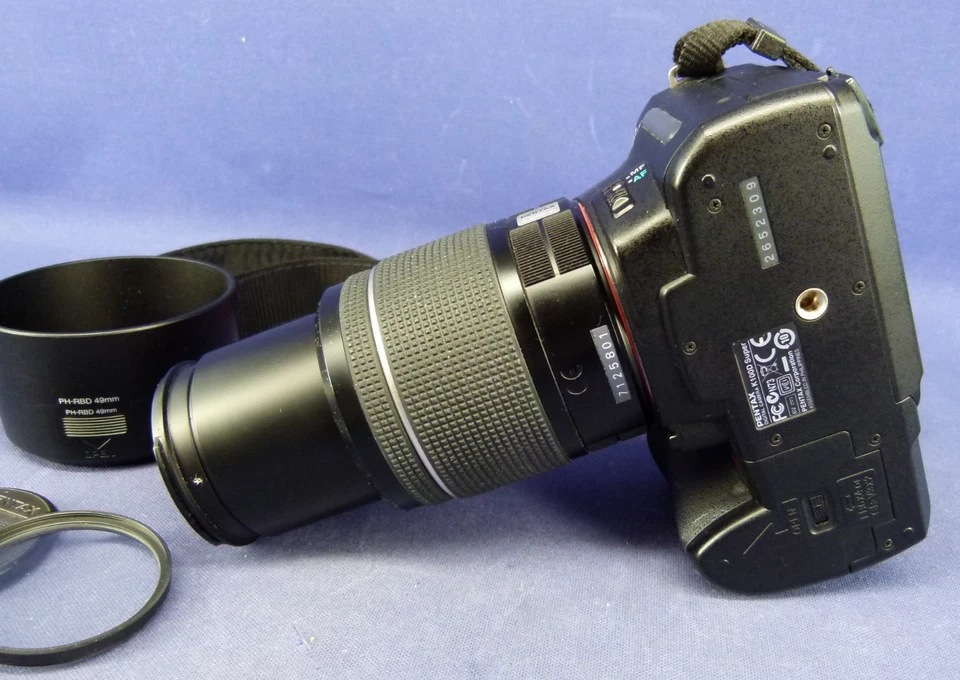 Pentax K 100 D Super Spiegelreflexkamera Digital DSLR + Objektiv DA L 50-200mm - Bild 3 von 4