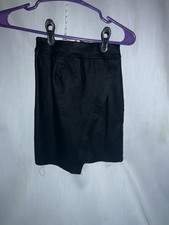 Black Pleather Mini Skirt