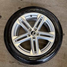 1 x Audi Q5 Mk2 S-Line 19” Alloy Wheel Rim 8J 80A601025G ET39 235/55/19 Tyre 7mm