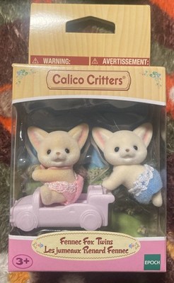 EPOCH Calico Critters Fennec Fox Twins Rocco Tara