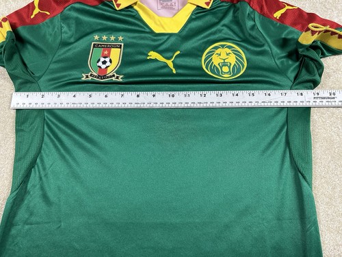 Cameroon National Team Football Shirt 2022 Home Soccer Jersey Green Small Lot 2 - Picture 12 of 15