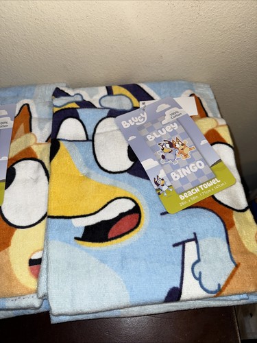 Zwei neue Bluey und Bingo Strandtücher. - Bild 3 von 4