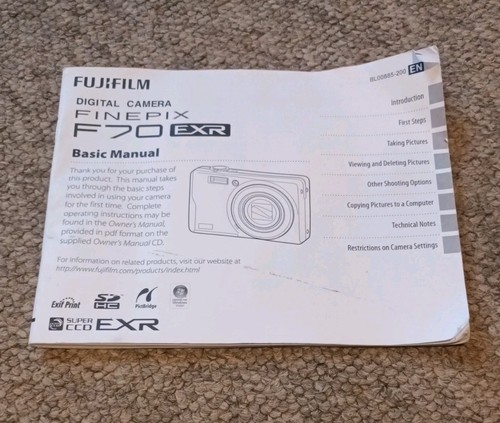Fujifilm FinePix F70 Digital Camera - SILVER - TESTED/MINOR FAULT - BOX & CABLE - Picture 3 of 24