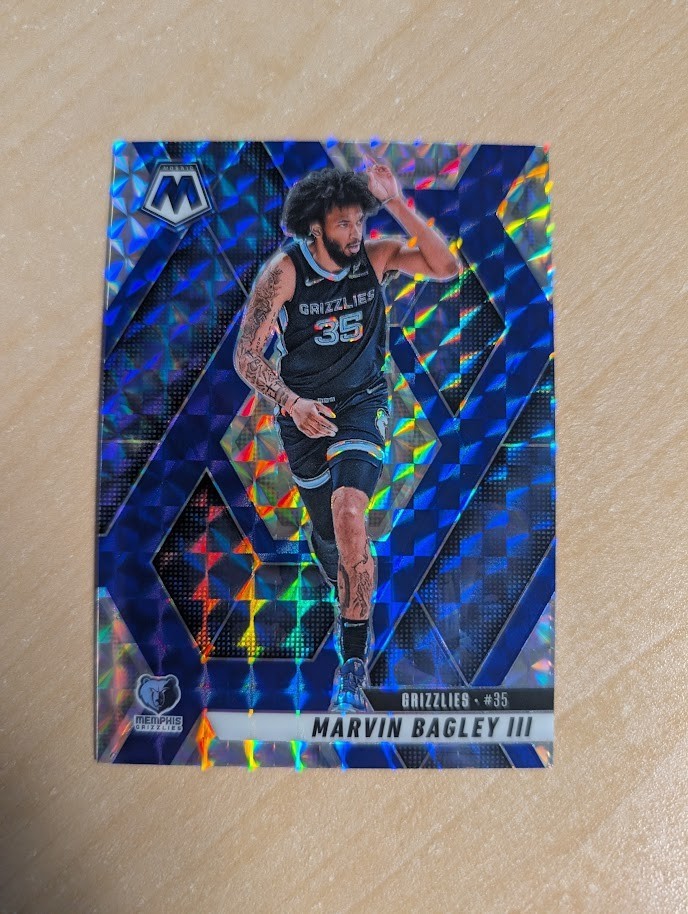 2024-25 Panini Mosaic Marvin Bagley III Choice Blue Mosaic #/45 Grizzlies