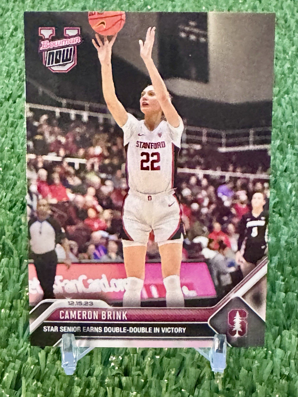 2023 Bowman U Now #18 Cameron Brink Stanford Topps Double Double Rookie RC