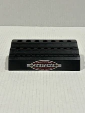 Very Rare Vintage Craftsman Drill Bit Stand Holder Index