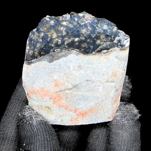 150g Natural Chalcedony w/ MM Quartz Crystal In Geode Mineral Specimen on Matrix - Picture 7 of 10