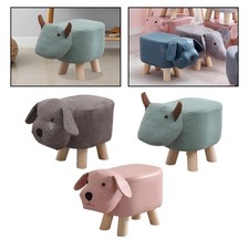 Animal Footstool Cute Bench Foot Rest for Living Room Dressing Room Bedside