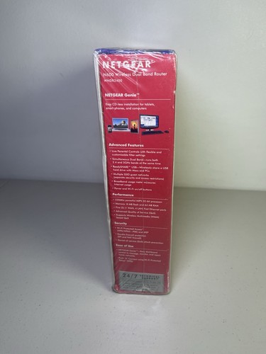 Netgear N600 Wireless Dual Band Router WNDR3400 Sealed New - Picture 2 of 6