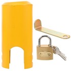 1 Satz von Anti-Diebstahl-Wasserhahn-Schlossverriegelungssystem Praxis