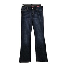 NWT Old Navy Bootcut Jeans Girl 16 30x31 Blue Denim Adjustable Waist Dark Wash