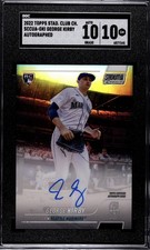 George Kirby 2022 Topps Chrome Stadium Club Auto SGC 10/10