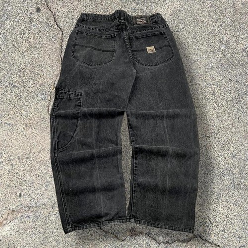 Y2K Marithe Francois Girbaud MFG Baggy Black Jeans 36x30