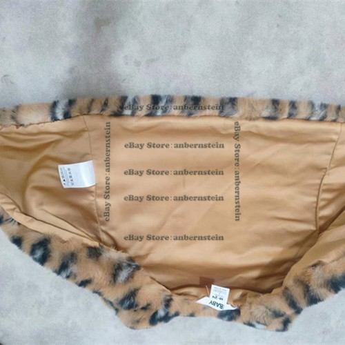 Kinder Herbst und Winter Neu Leopard Pelzweste Mantel Kunstfellweste - Bild 3 von 4