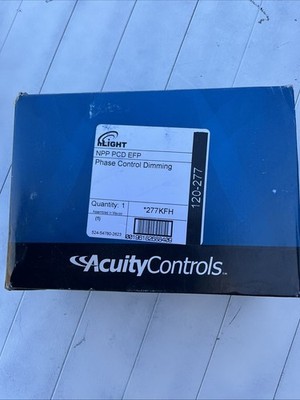 Acuity nLight NPP PCD EFP Phase Control Dimming 120v/277v