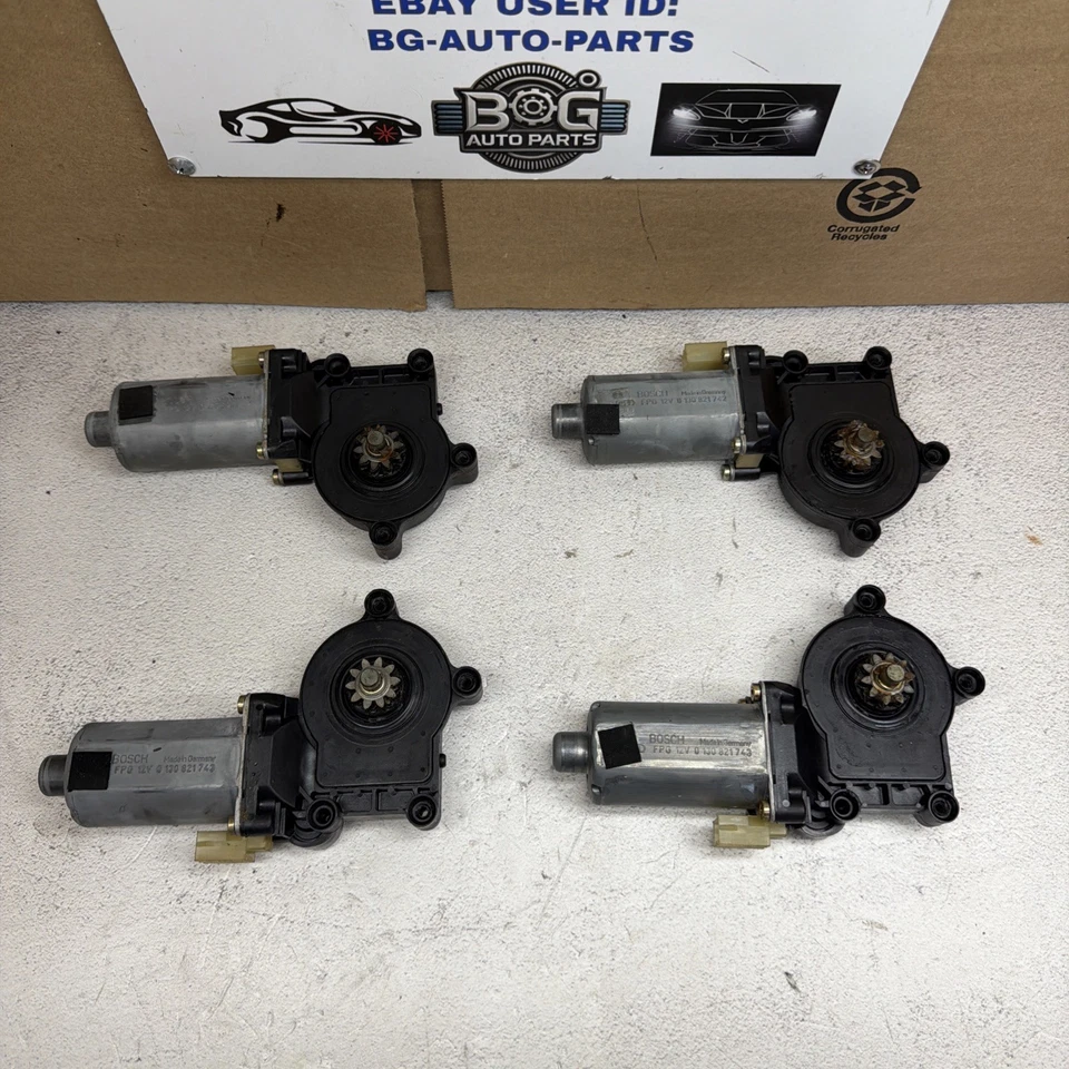 1998-2000 VOLVO S70 2.4L GENUINE FRONT REAR LEFT RIGHT SET DOOR WINDOW MOTOR OEM - Image 2 of 4