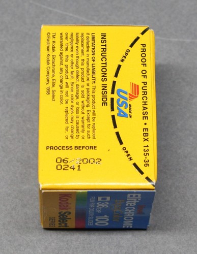 Kodak Elite Chrome 100 pellicola diapositiva 35 mm e tungsteno Fujichrome 64T tipo iI SCADUTO - Foto 2 di 4