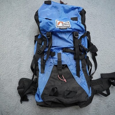 Lowe Alpine Systems Contour IV Mens Large Blue Hiking Internal Frame Backpack