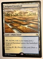 MTG Magic the Gathering Irrigated Farmland (245/347) Amonkhet LP