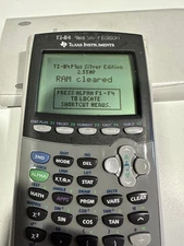 Texas Instruments TI-84 Plus Silver Edition Graphing Calculator Pre-Owned