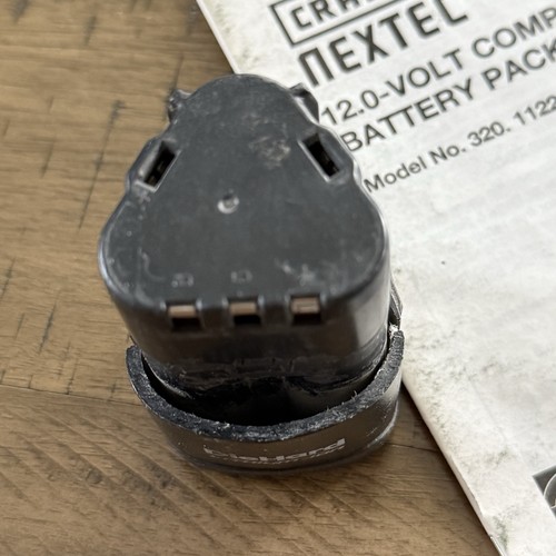 Original Craftsman Nextec 12 V DieHard Litium Ionen Akku 320.11221 funktioniert mit Handbuch - Bild 7 von 7