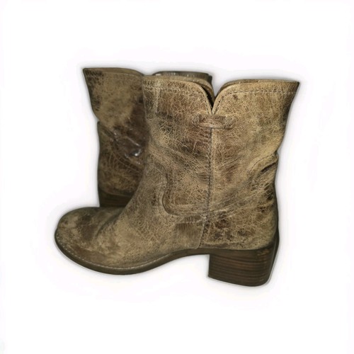 Diba True West Haven braune Damen-Stiefeletten aus Leder im Used-Look Größe 9,5 - Bild 6 von 9