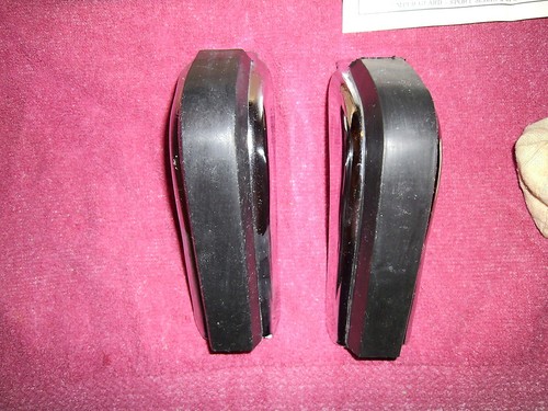 Nuevo de lote antiguo 1973 Chevrolet Chevelle Malibu protectores de parachoques trasero - Imagen 2 de 6