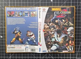 Dreamcast Marvel vs Capcom 2 Custom Case WIth Insert - NO Game or Manual