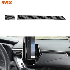 Real Carbon Fiber Interior Dashboard Panel Cover Trim For Toyota Corolla 2019-24