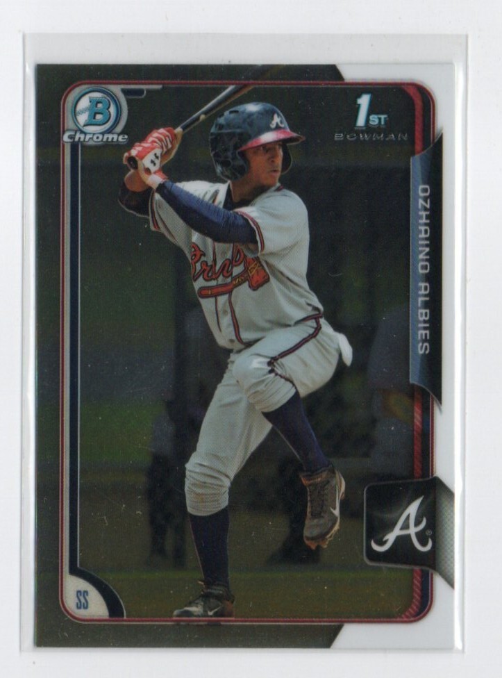OZHAINO OZZIE ALBIES 2015 Bowman Chrome #BCP71 1st Bowman Atlanta Braves