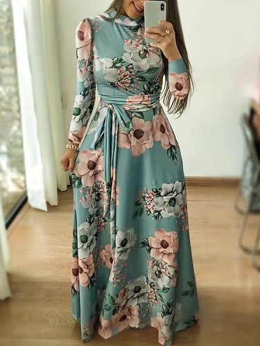2024 Vestidos Ropa De Moda Para Mujer Largos Casuales Elegante Encaje De Verano - Picture 9 of 9