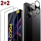 2x szkło ochronne + 2x osłona aparatu do Xiaomi POCO X7 Pro 5G 6.67" folia pancerna 9H