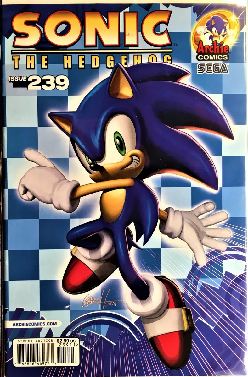 SONIC The HEDGEHOG Comic Book Issue #239 September 2012 AMY ROSE Bagged NM